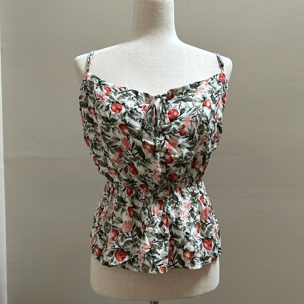 Floral Abercrombie and Fitch tank top